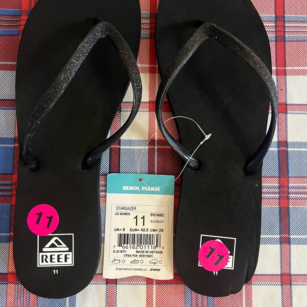 Reef Women's Black Stargazer Sandals